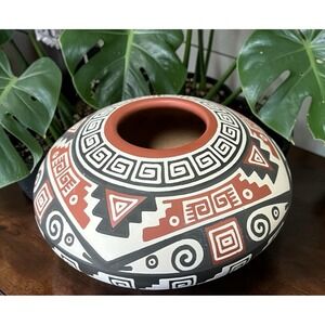Mata Ortiz Pottery Enrique Pedregon Ortiz‎ Paquime Seed Pot Casa Grandes Mexico